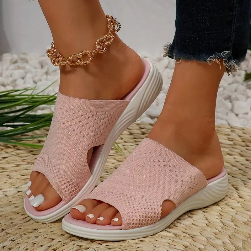 Marie | Womens Orthopedic Slip On Slide Sandals