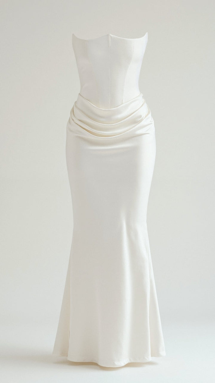 Isabella | Women Wedding Guest Column Maxi Dress