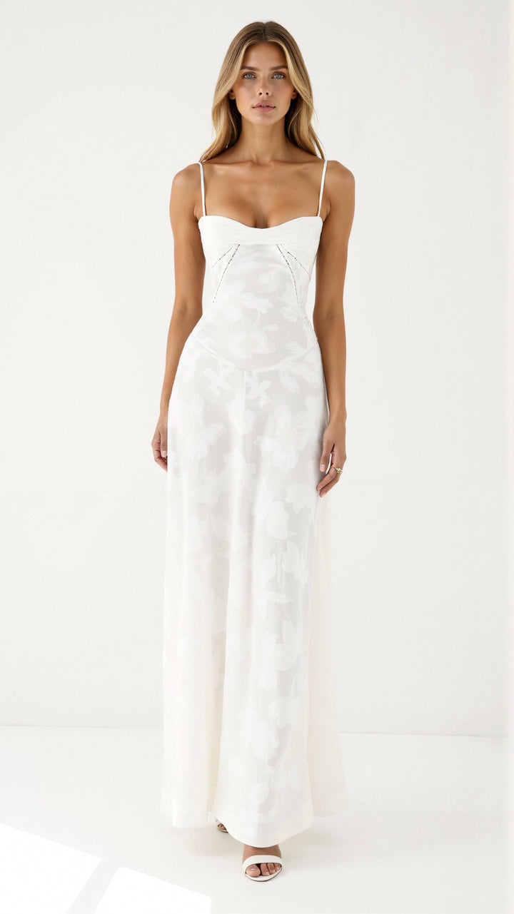 Claire | Women Wedding Guest Slip Maxi Dress