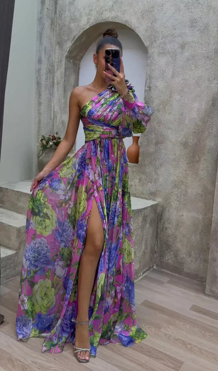 Victoria | Women Summer One Shoulder Maxi Dress