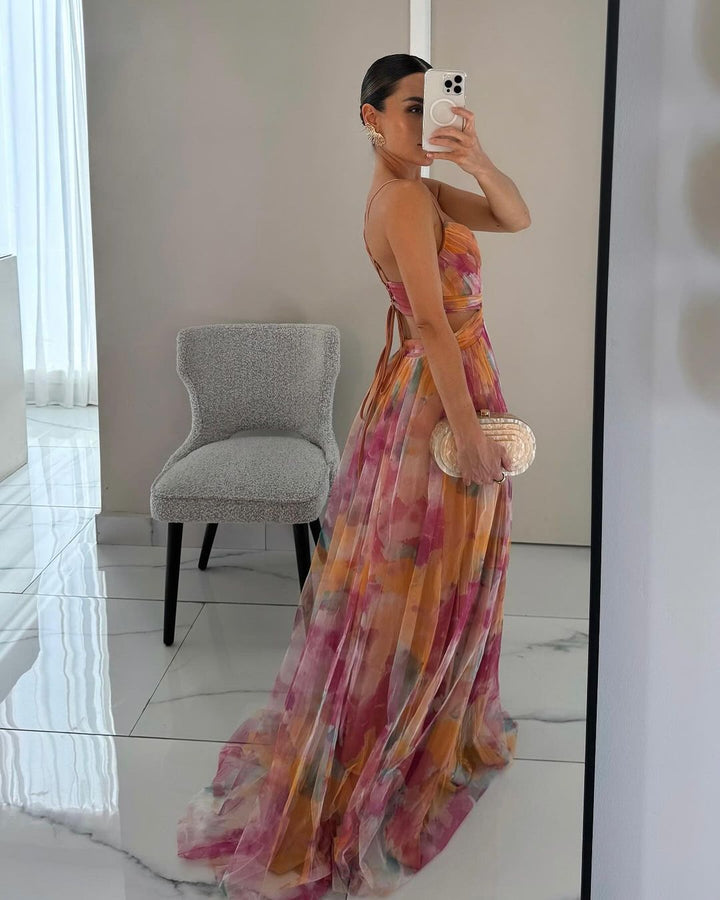 Hailey | Women’s Summer Spaghetti Backless Maxi Dress