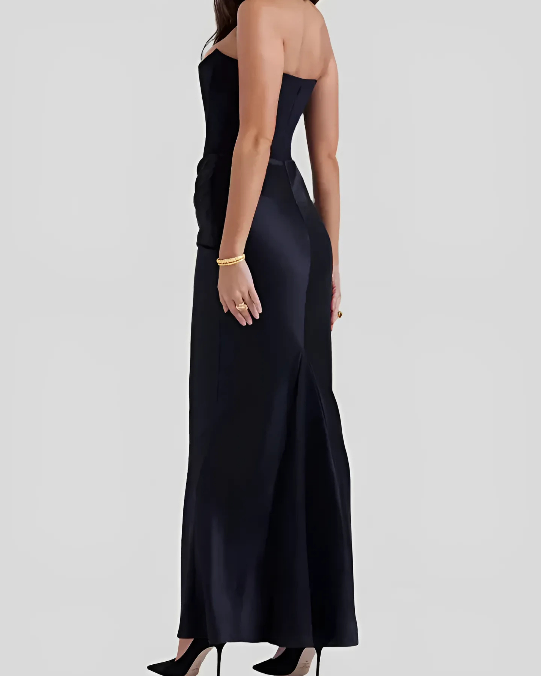 Kylie | Women Wedding Guest Draped Maxi Dress