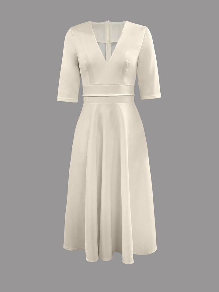 Jessica | Women Wedding Guest Flared Midi Dress