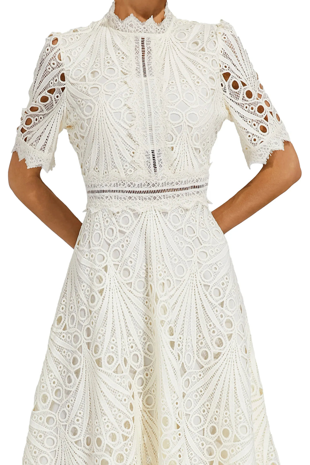 Anna | Women Summer High Neck Midi Dress