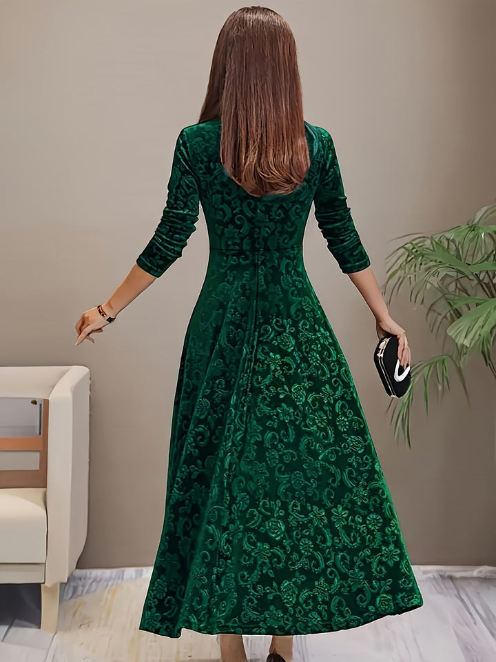 Eleanor | Women Winter Long Sleeve Maxi Dress