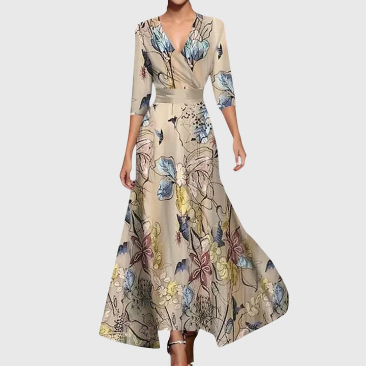 Brooklyn | Women’s Floral V Neck Maxi Dress