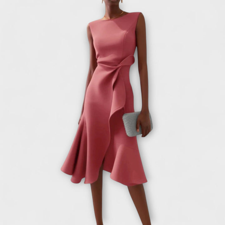 Chloe | Women Summer Asymmetric Wrap Midi Dress