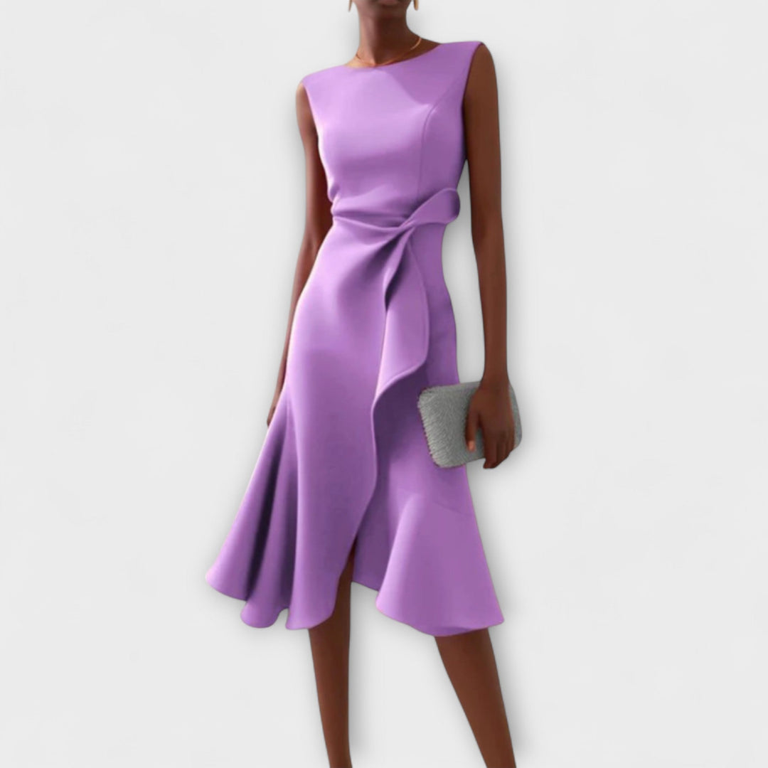 Chloe | Women Summer Asymmetric Wrap Midi Dress
