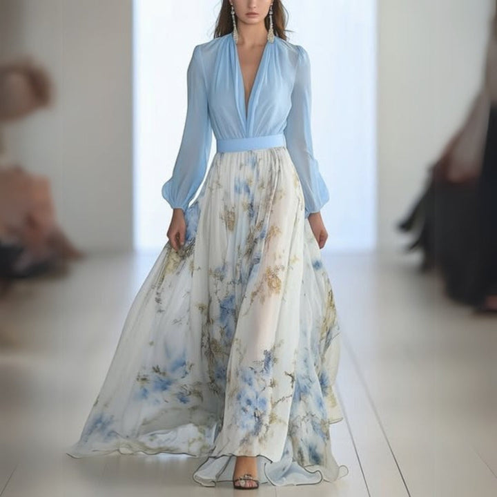 Amelia | Women Summer Long Sleeve Maxi Dress