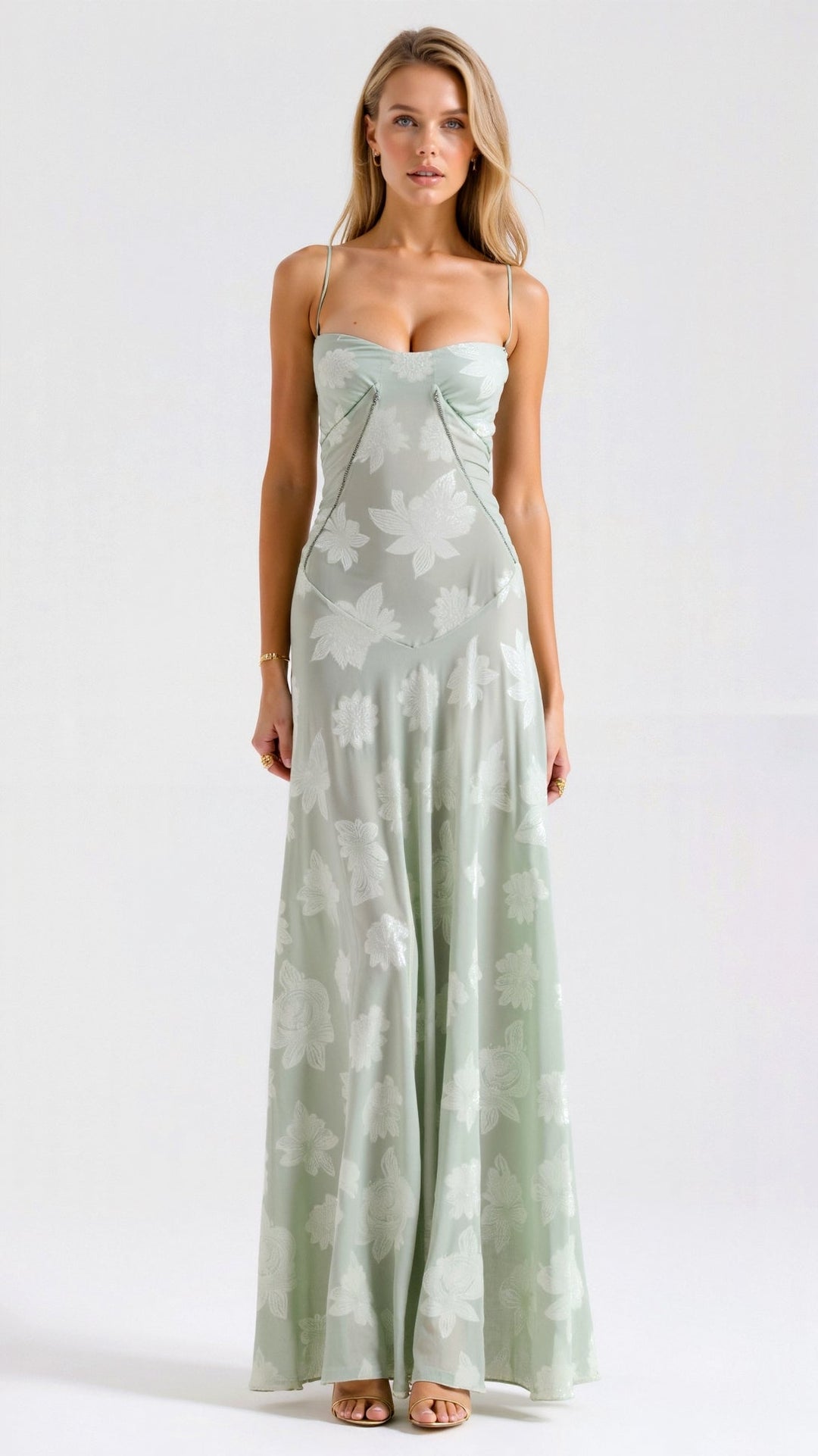 Evelyn | Women Wedding Guest Bustier Maxi Dress