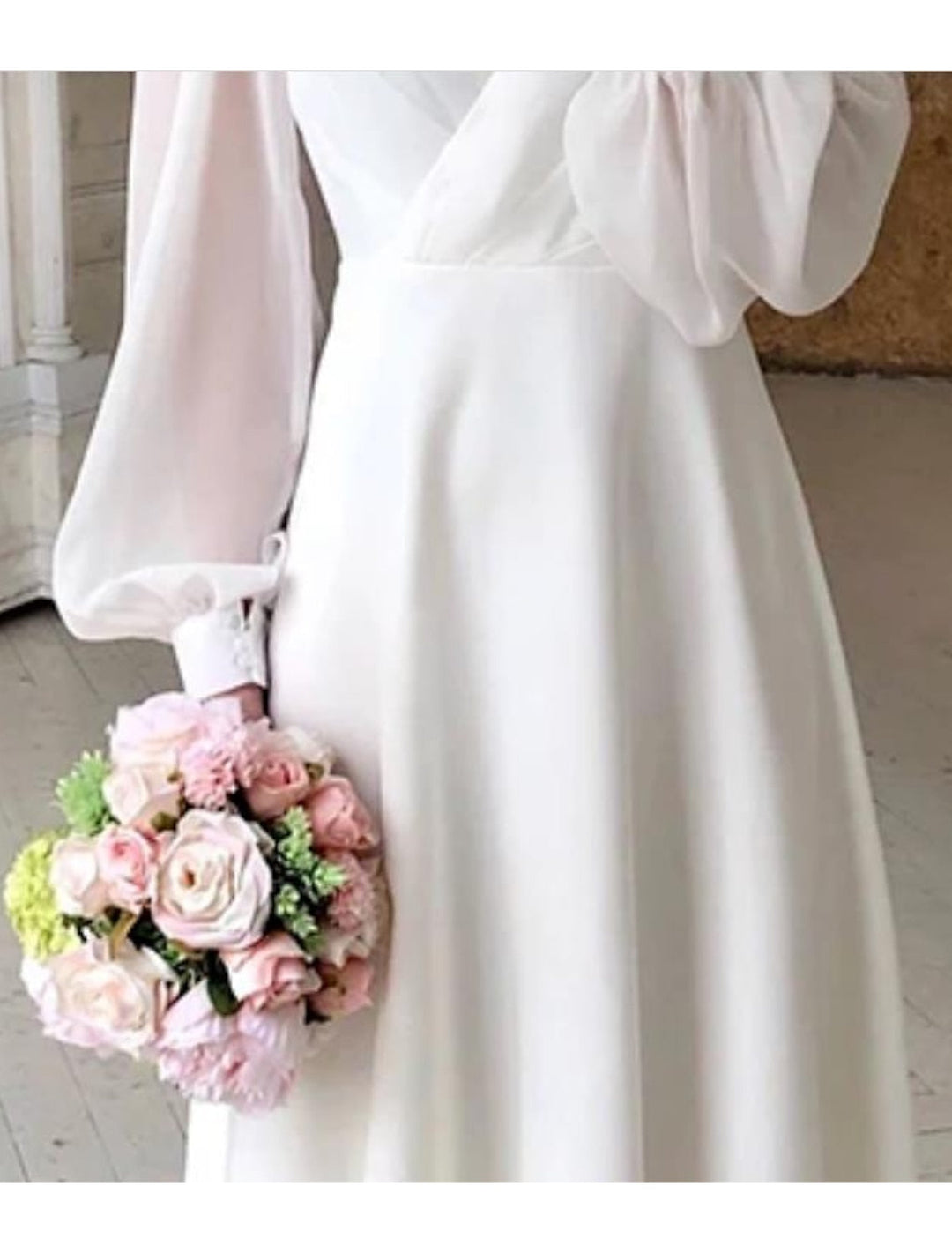 Kimberly | Women Elegant Long Sleeve Wrap Maxi Dress