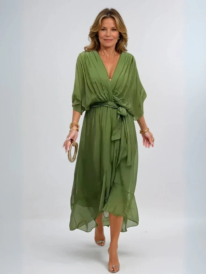 Erica | Women Summer Wrap Style Maxi Dress