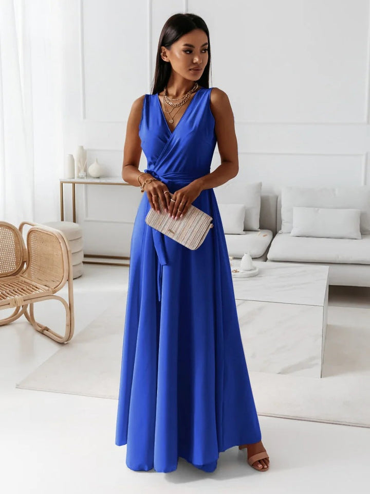 Charlotte | Women Wedding Guest Wrap Maxi Dress