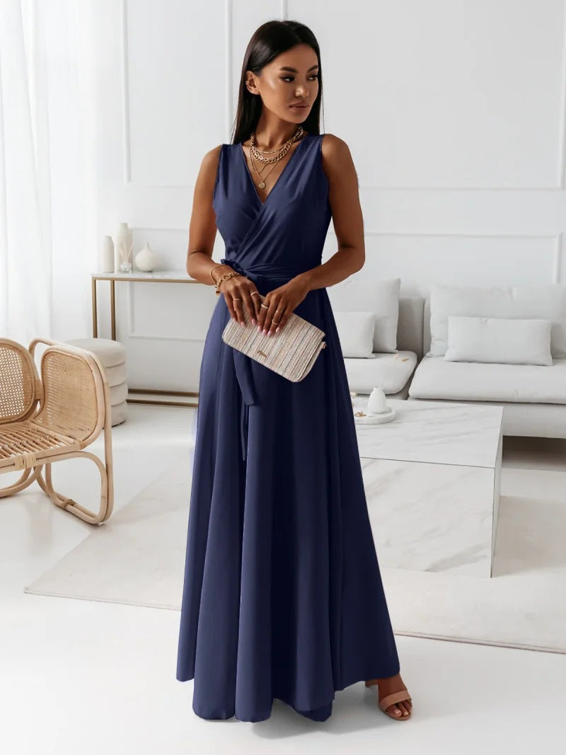 Charlotte | Women Wedding Guest Wrap Maxi Dress