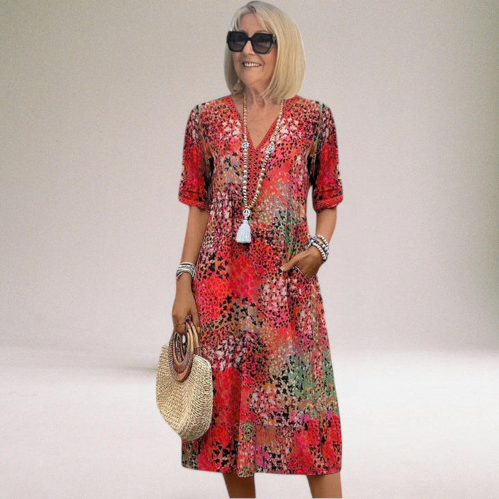 Faith | Women Summer Wedding Guest Midi Dress