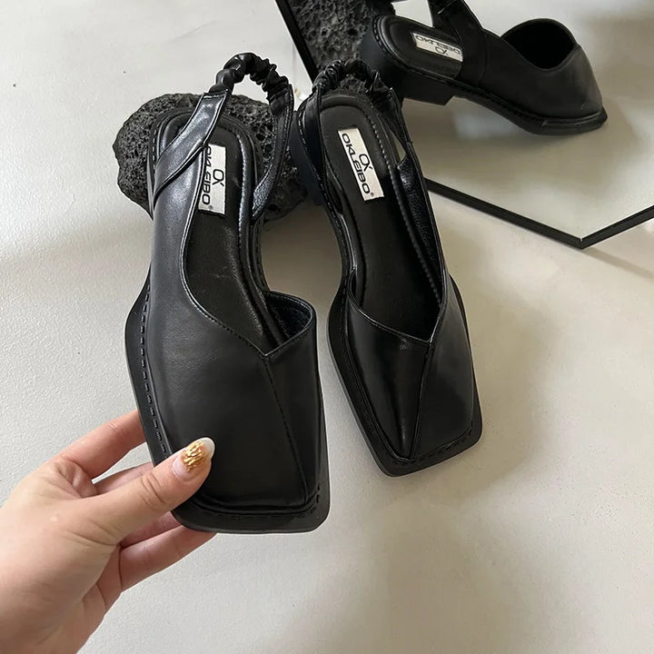 Blair | Women Summer Square Toe Slingback Sandals