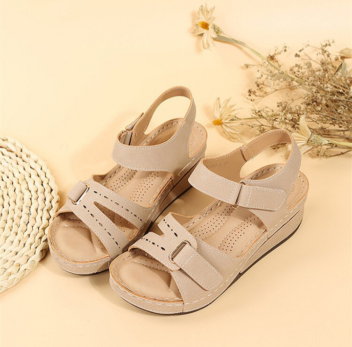 Monika | Womens Orthopedic Strap Platform Sandals