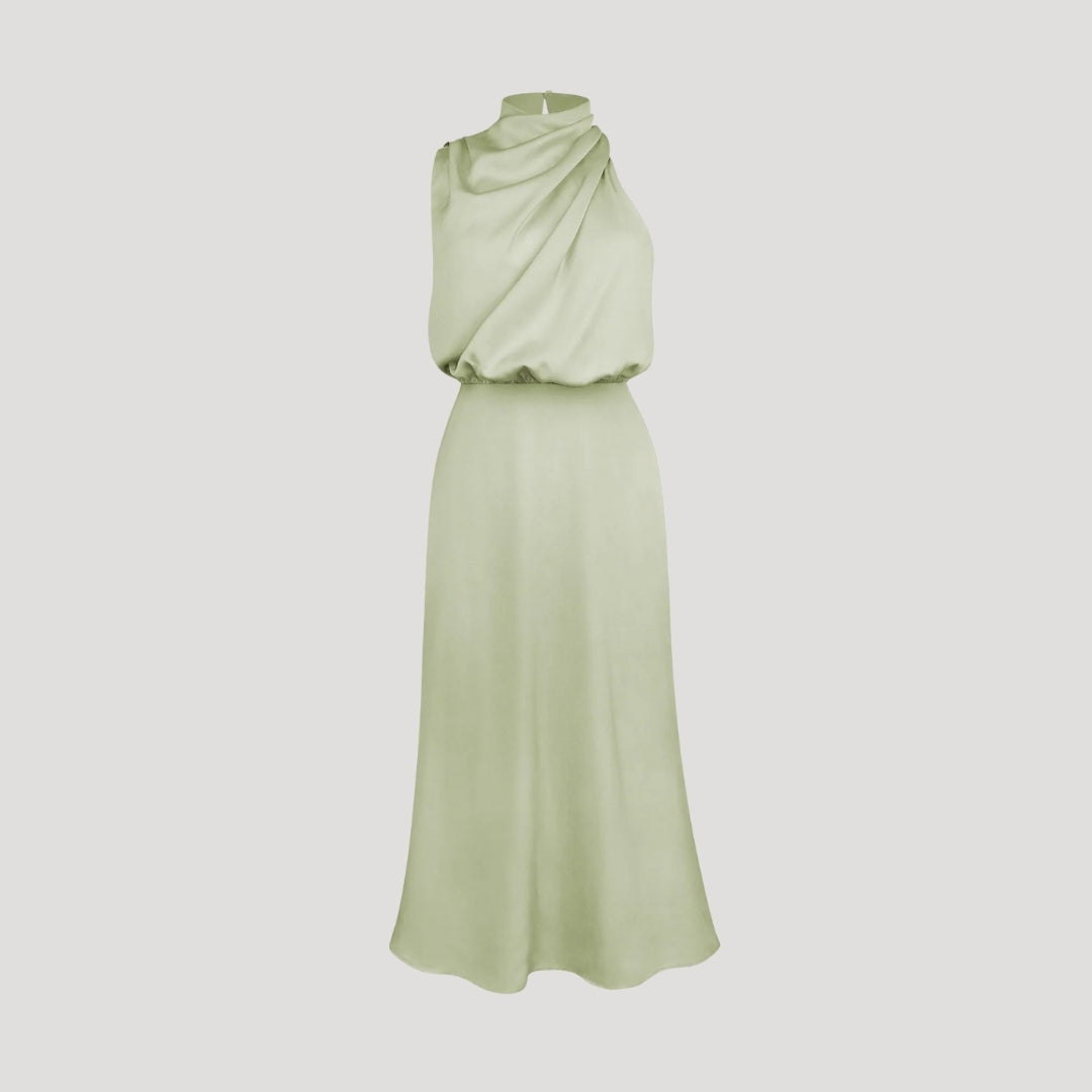 Amelia | Women Wedding Guest High Neck Dress