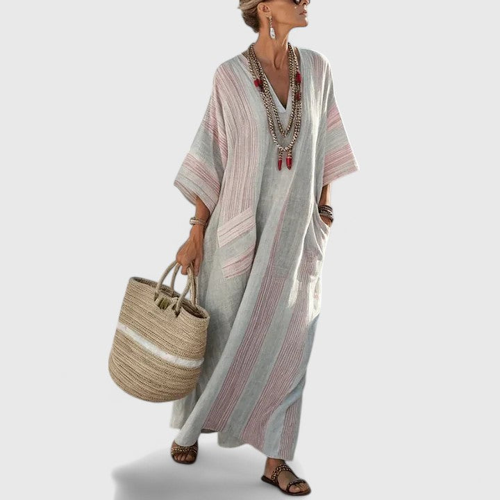 Fiona | Womens Boho Pocket Maxi Dress