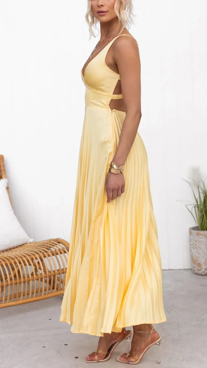 Addison | Women Summer Pleated Maxi Dress
