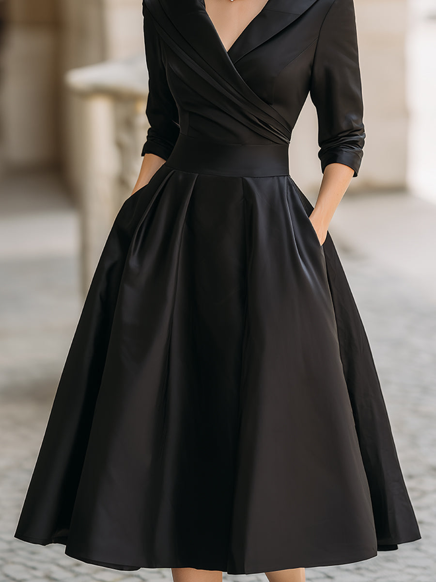 Jasmine | Women’s Classic Wrap Midi Dress