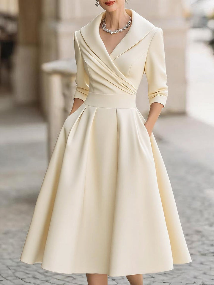 Jasmine | Women’s Classic Wrap Midi Dress