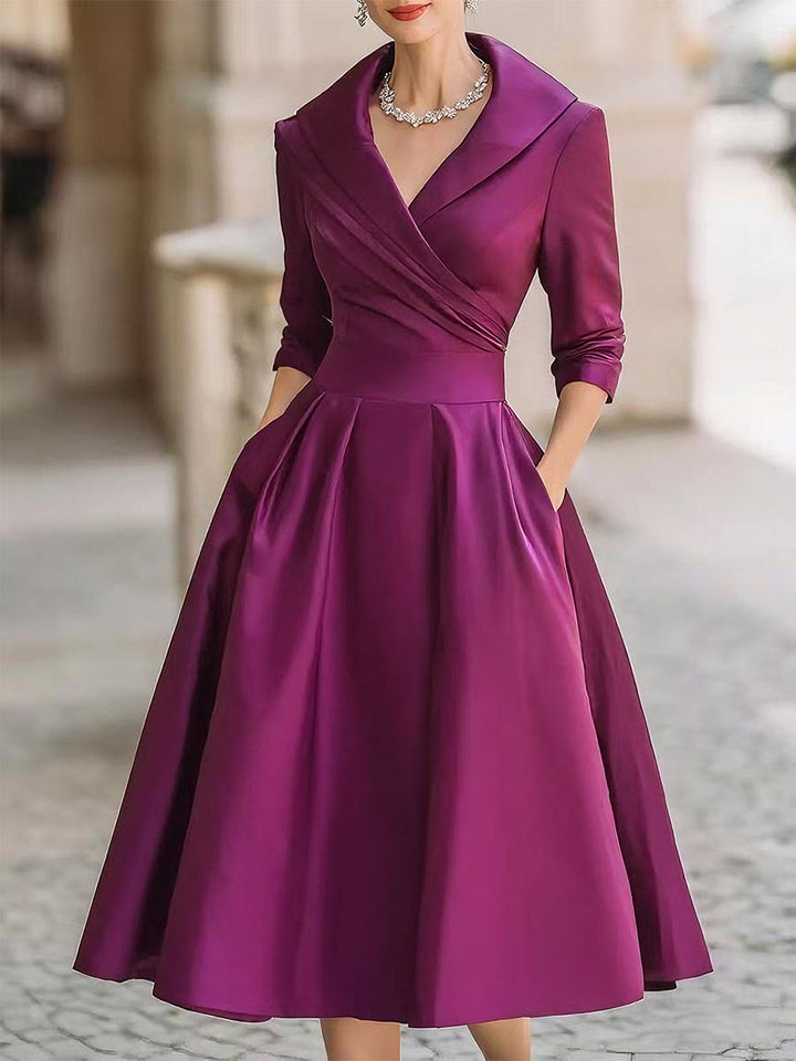 Jasmine | Women’s Classic Wrap Midi Dress