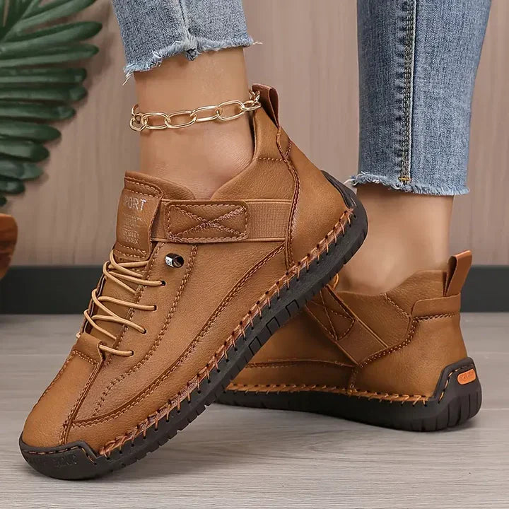Alyssa | Women’s Orthopedic Hook Loop Casual Sneakers