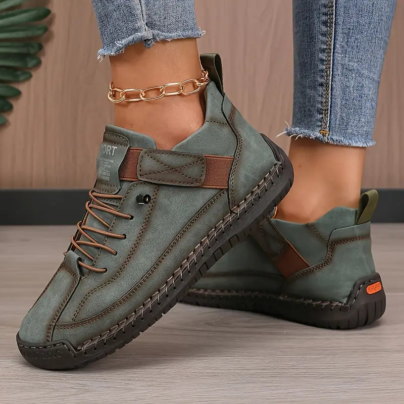 Alyssa | Women’s Orthopedic Hook Loop Casual Sneakers