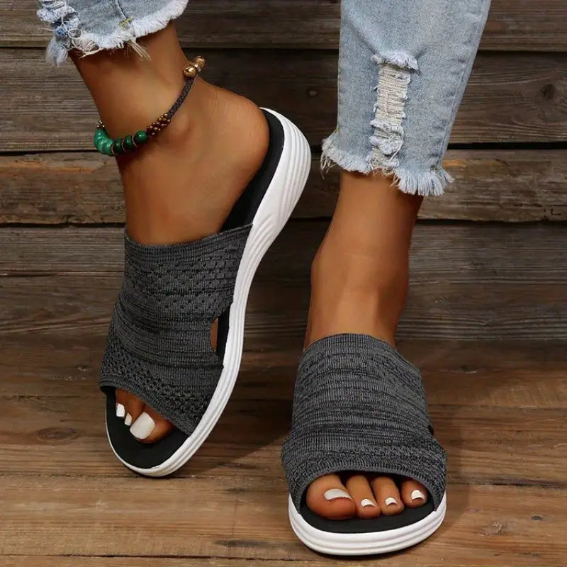 Marie | Womens Orthopedic Slip On Slide Sandals