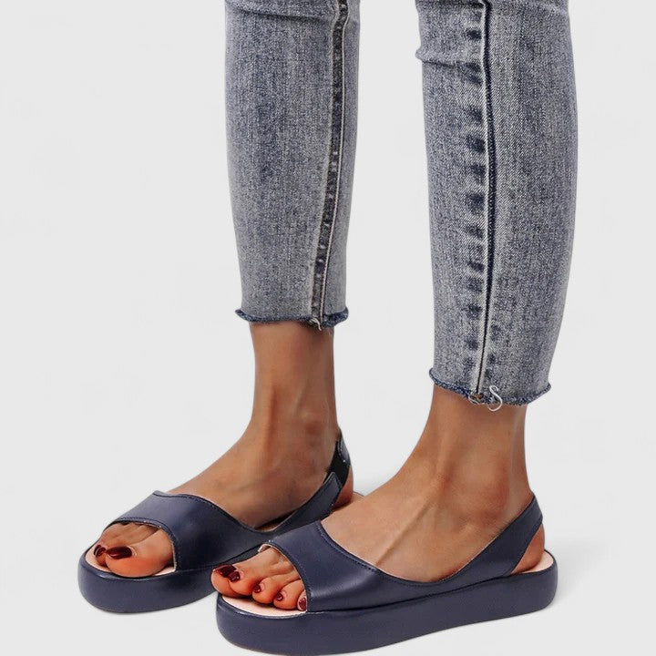 Victoria | Womens Platform Slingback Sandals
