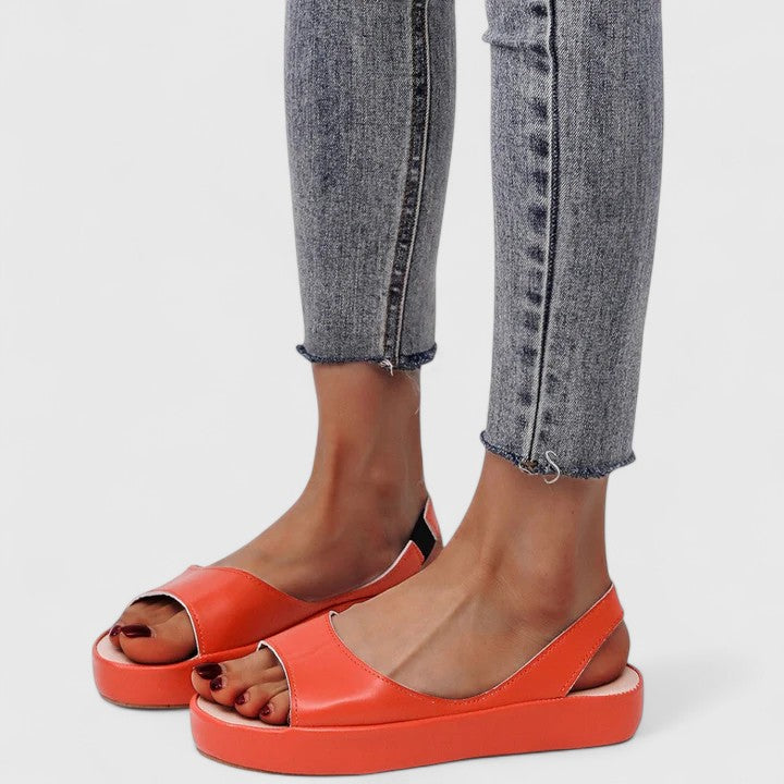 Victoria | Womens Platform Slingback Sandals