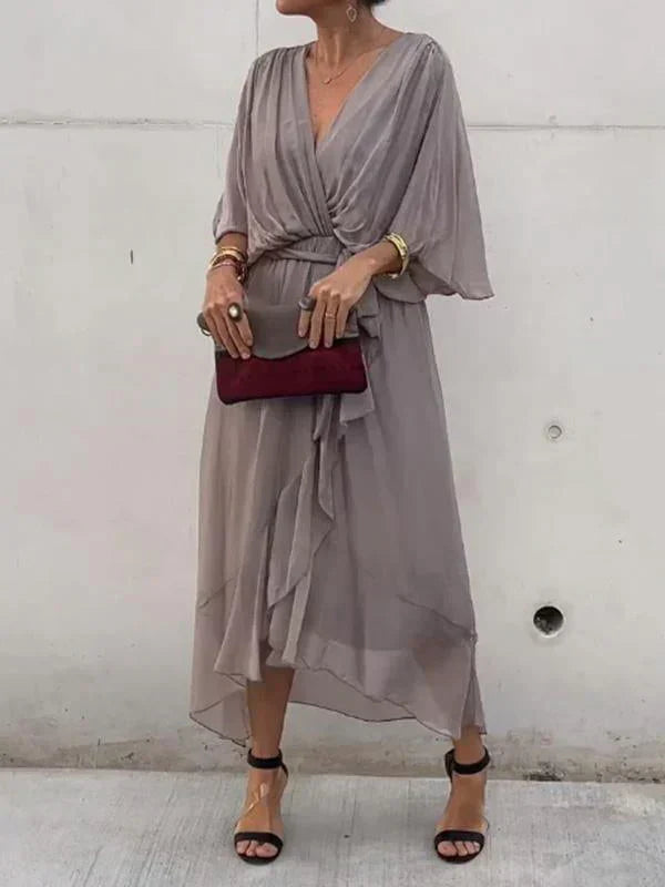Blair | Women Summer V-Neck Wrap Midi Dress