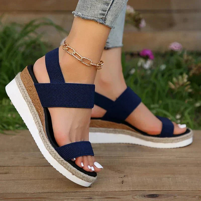 Chloe | Women’s Orthopedic Cross Strap Platform Sandals