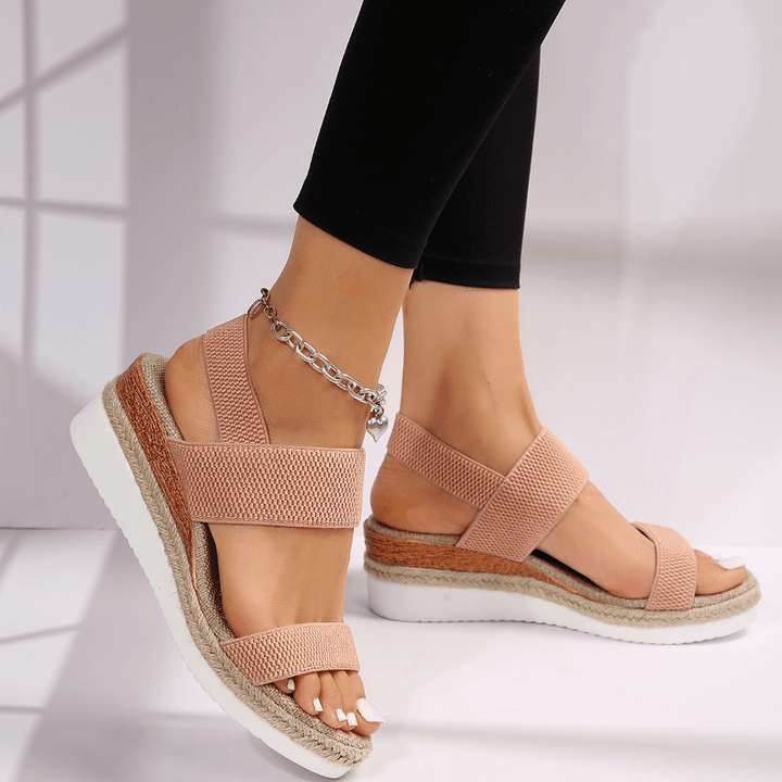 Chloe | Women’s Orthopedic Cross Strap Platform Sandals