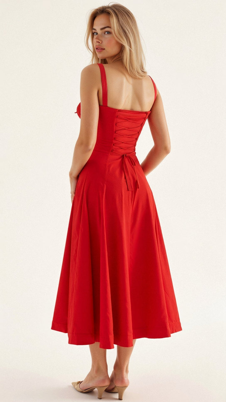 Brooklyn | Women Figure-flattering style Midi Dress