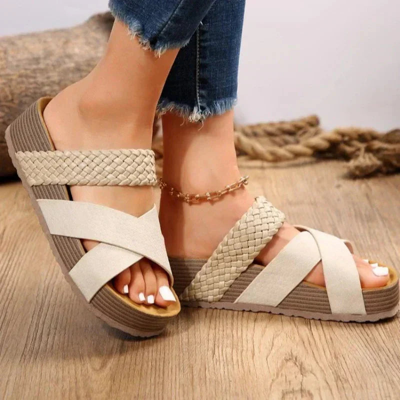 Chloe | Women’s Summer Braided Platform Sandals