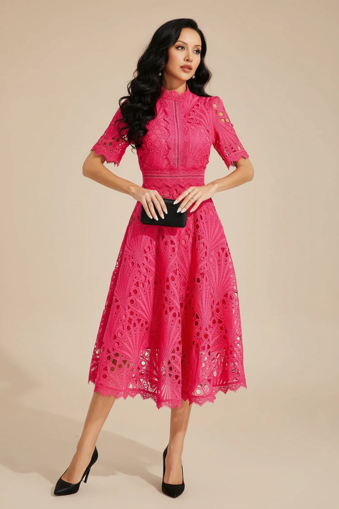 Audrey | Women Wedding Guest Fit Flare Dress